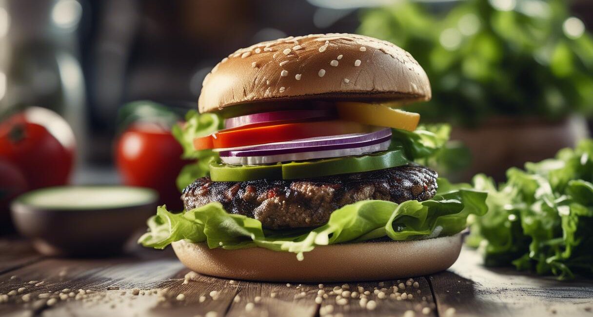Burger maison vegetarien