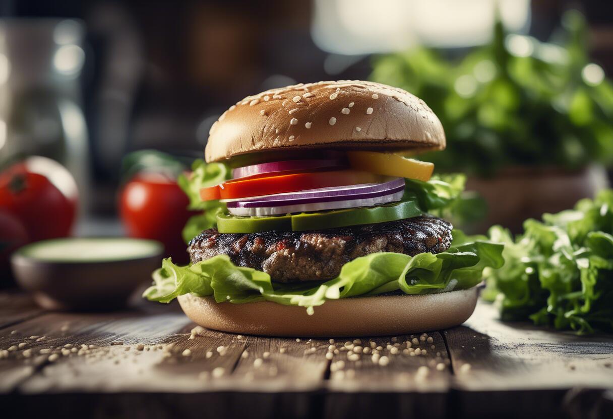 Burger maison vegetarien